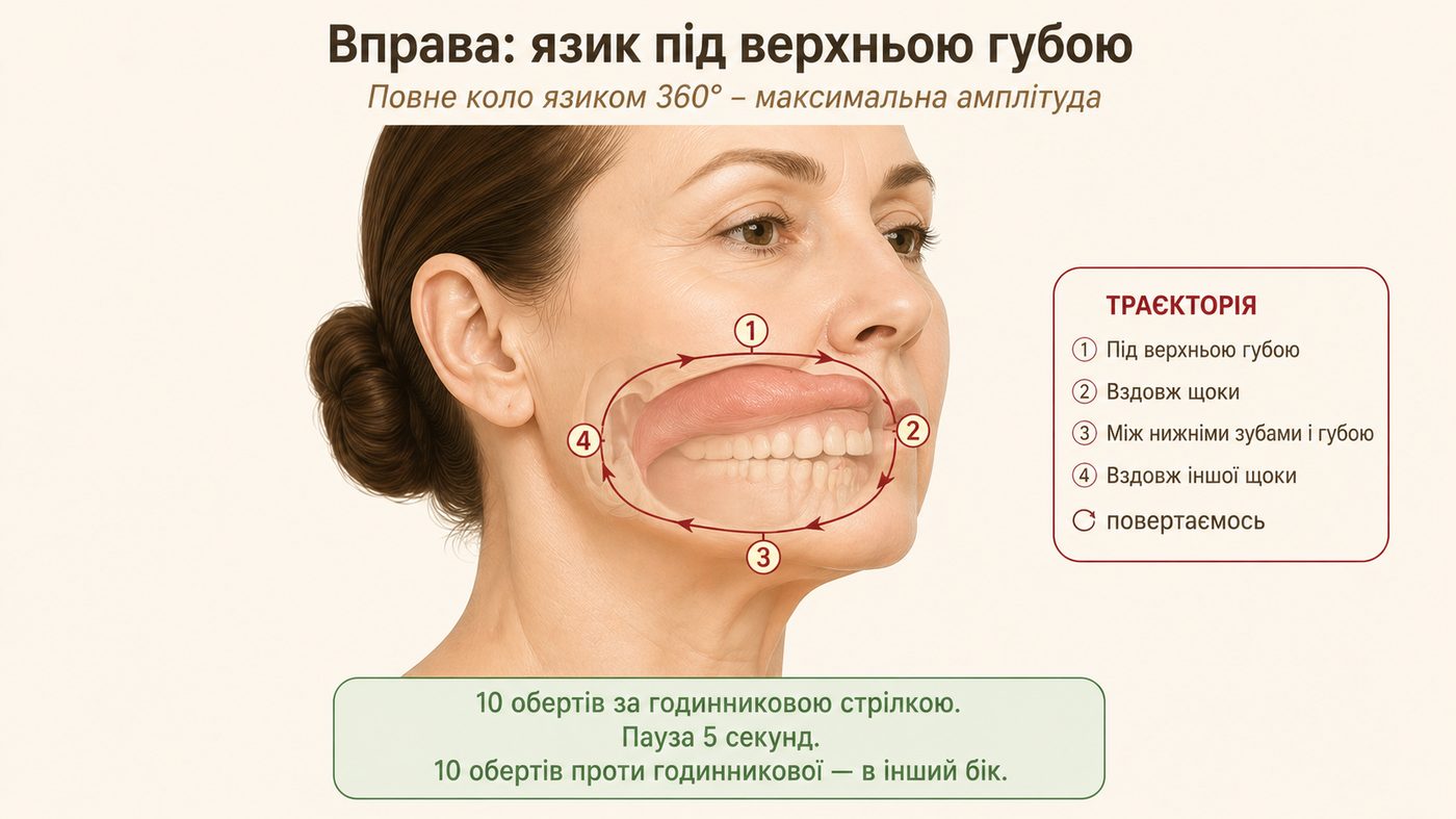 Бонусний тест: повне коло язиком